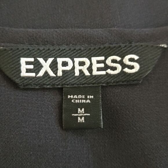 Express Y2K Sheer Sequin Top New Year's Party - Picture 10 of 14